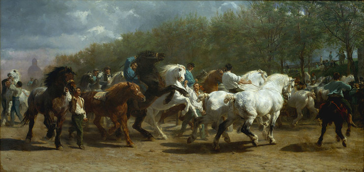 Rosa Bonheur, Horse Fair, 1852