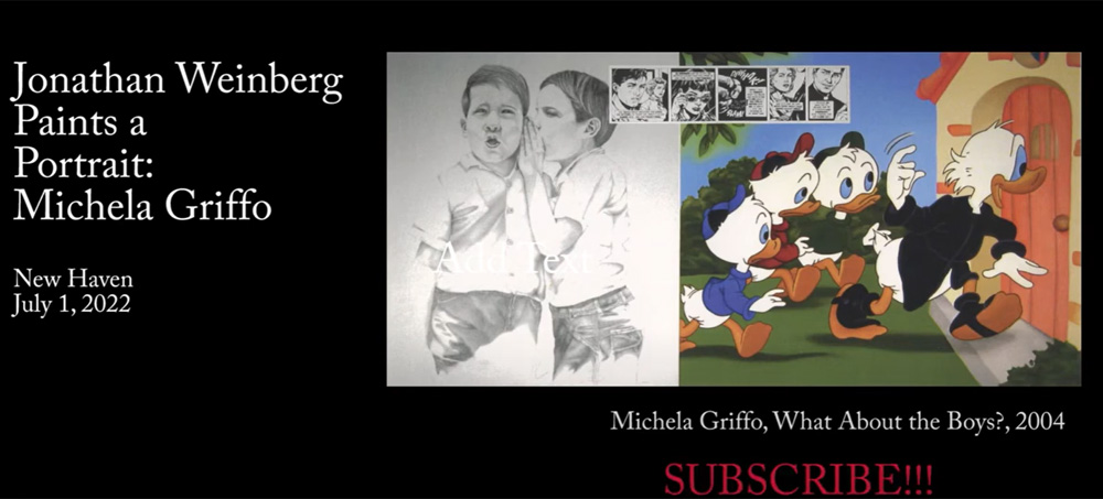 Jonathan Weinberg Paints a Portrait: Michela Griffo (2022)