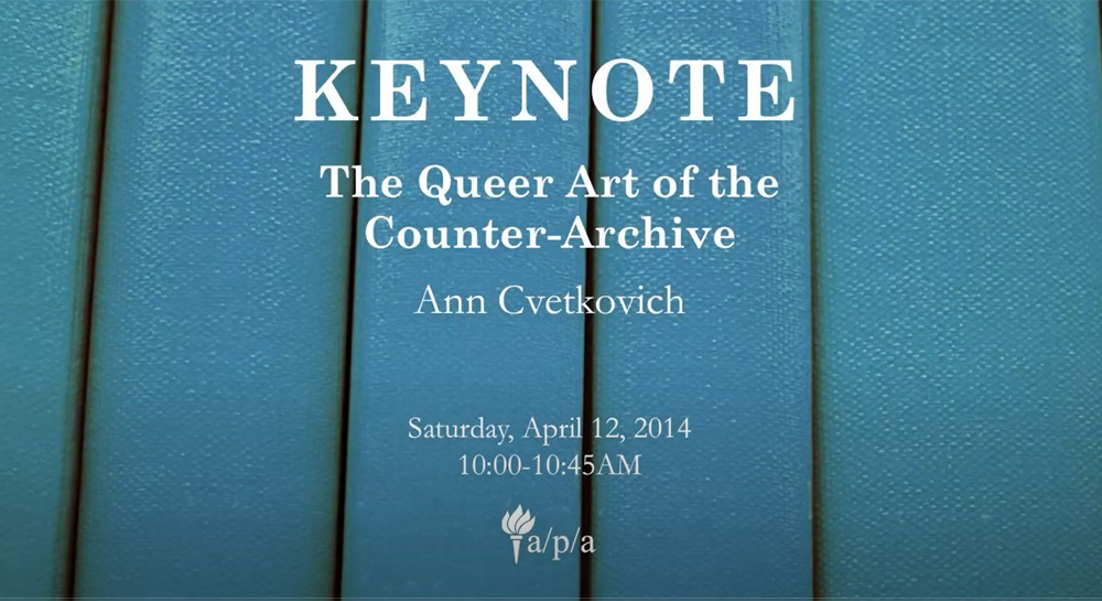 The Queer Art of the Counter-Archive Conference 2014