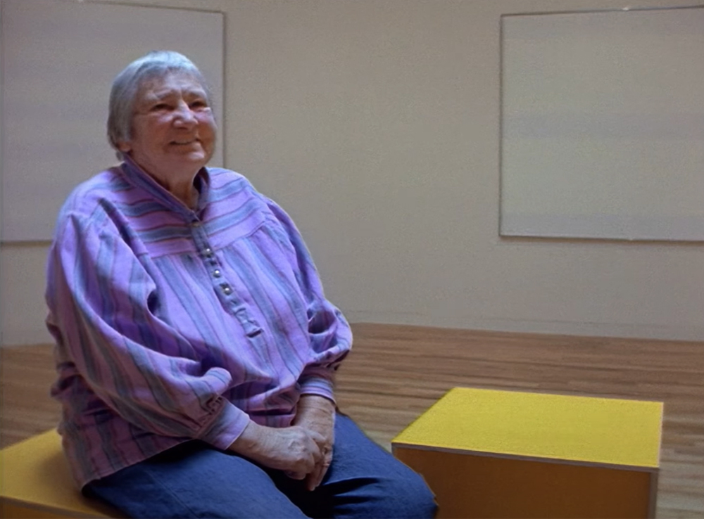 Agnes Martin with my back to the world (2002)